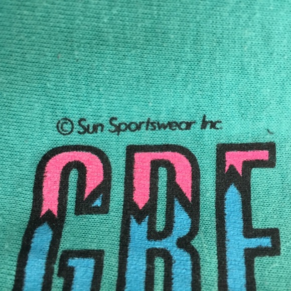 Vintage Size L, Sleeveless T-shirt, NC Cities - Picture 5 of 13